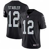 Nike Oakland Raiders #12 Kenny Stabler Black Team Color NFL Vapor Untouchable Limited Jersey,baseball caps,new era cap wholesale,wholesale hats
